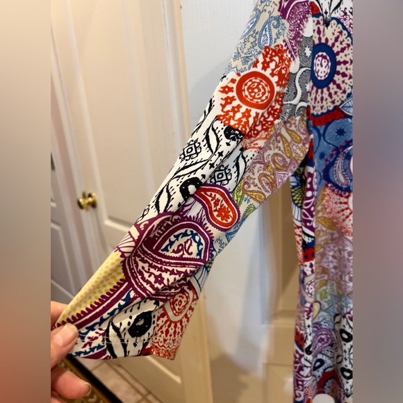 Chico's Multicolor Patterned Blouse - Picture 4 of 5